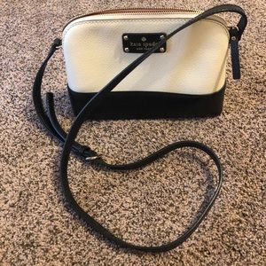 Kate Spade Crossbody • black + white